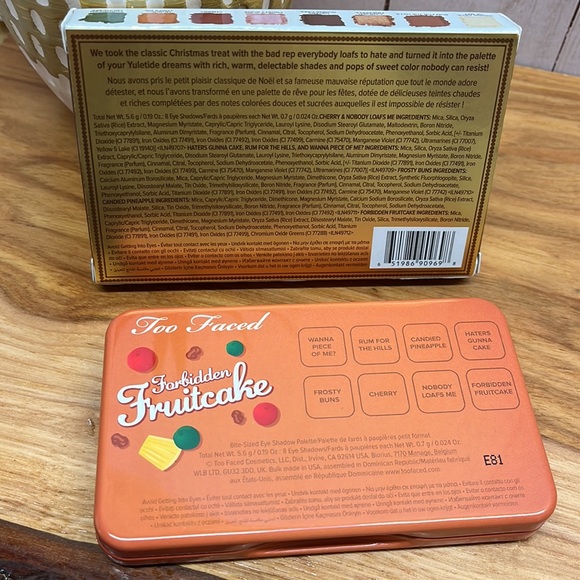 NIB! Too Faced
Forbidden Fruitcake Palette - Picture 11 of 11